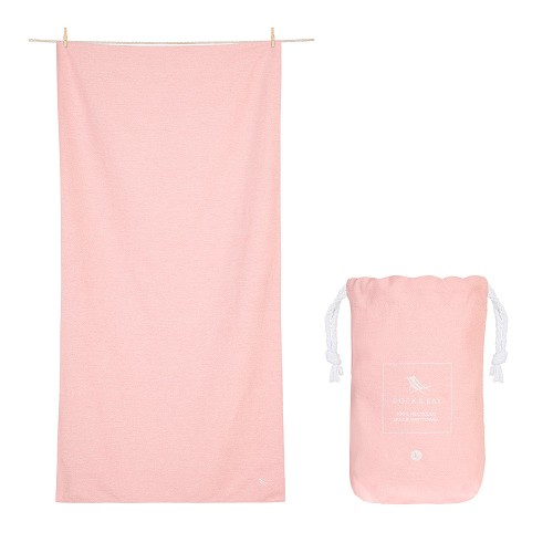 Travel Towels Essential Island Pink L